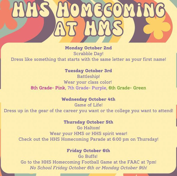   Haltom Middle School will participate in some theme days .